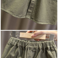 Thumbnail for LittleExplorer – Mukava ja tyylikäs – lasten housut ja paita -setti