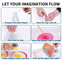 Thumbnail for Water Marbling Verf Set™ - Kleurrijk kunstwerk op waterbasis - Verf set