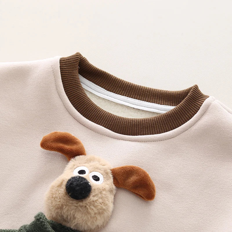Mini Fashion™ - Lämmin & pehmeä - Syksyinen oloasu lapsille