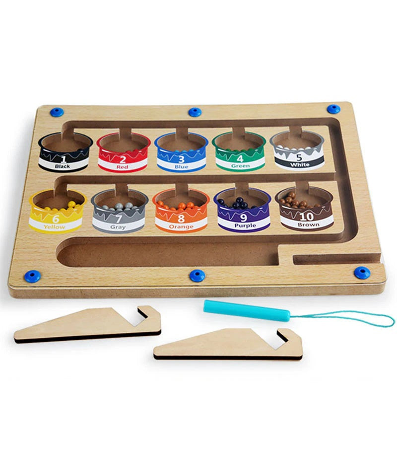 Woods™ - Sokkeloseikkailu magneeteilla - Magneettinen lajittelutaulu