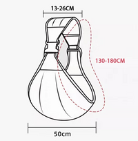 Thumbnail for Baby Sling Carrier™ - Extra leveä kantohihna - Ergonominen lantiokantokahva