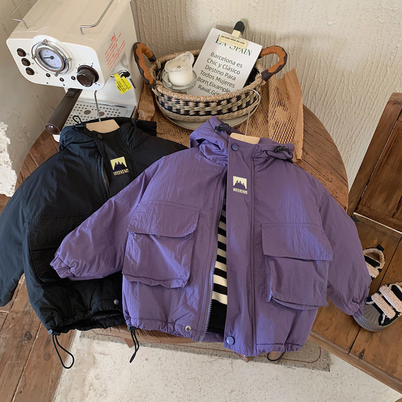 LiloWear – Tuulenpitävä ja vettä hylkivä – Lasten tuulitakki hupulla