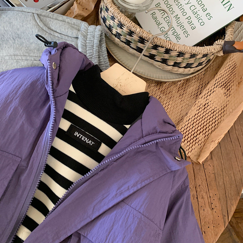 LiloWear – Tuulenpitävä ja vettä hylkivä – Lasten tuulitakki hupulla