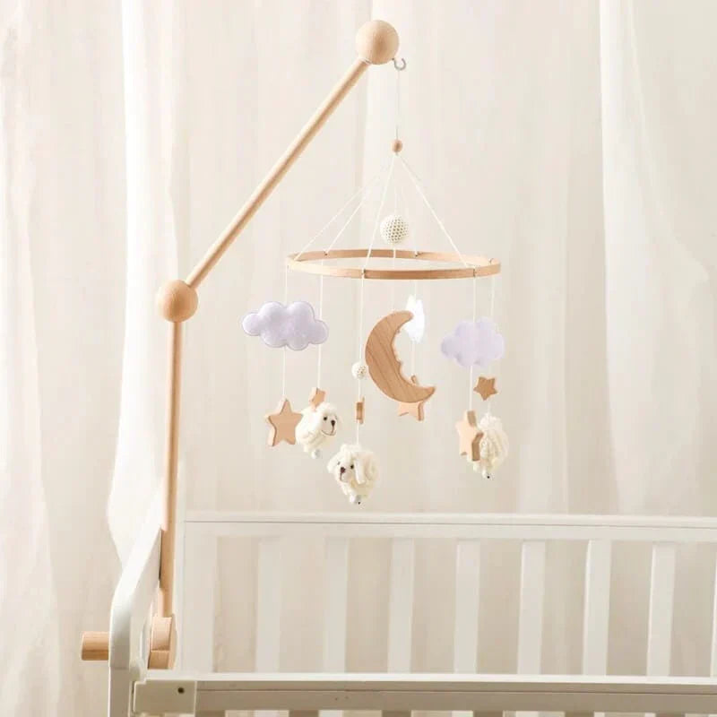 LittleNest – Luonnollinen rauha – Puinen vauvan mobiili