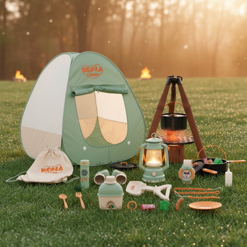 Kids Camping Adventure – Seikkailullinen ja interaktiivinen – Retkeilysetti