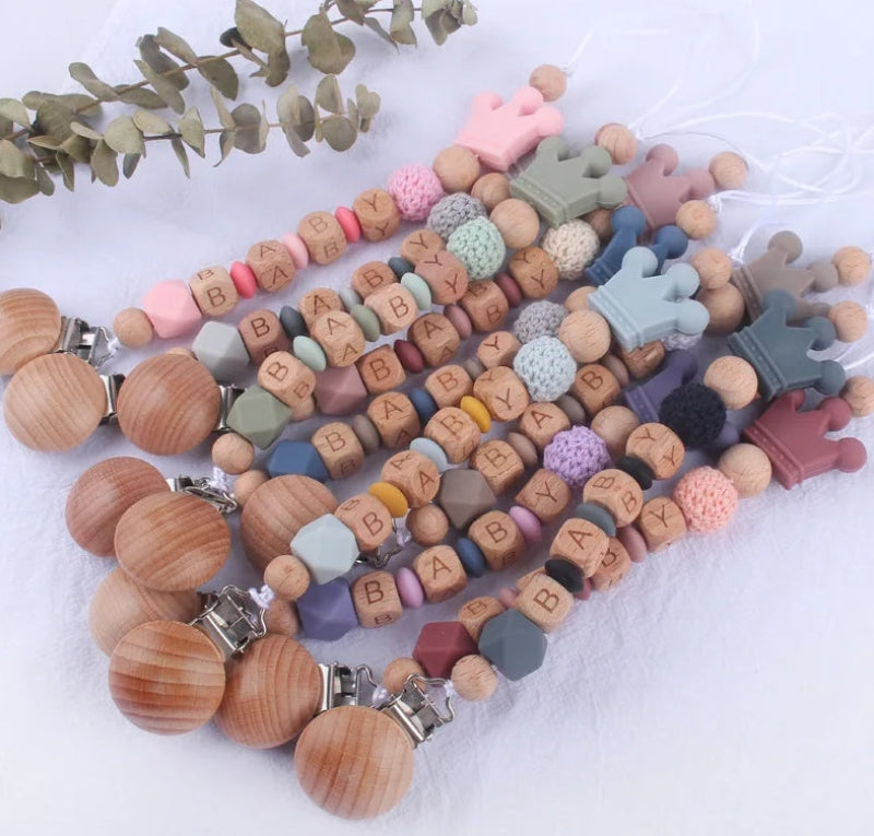 Personalized Pacifier Chain – Turvallinen ja tyylikäs – yksilöllinen tutinpidike