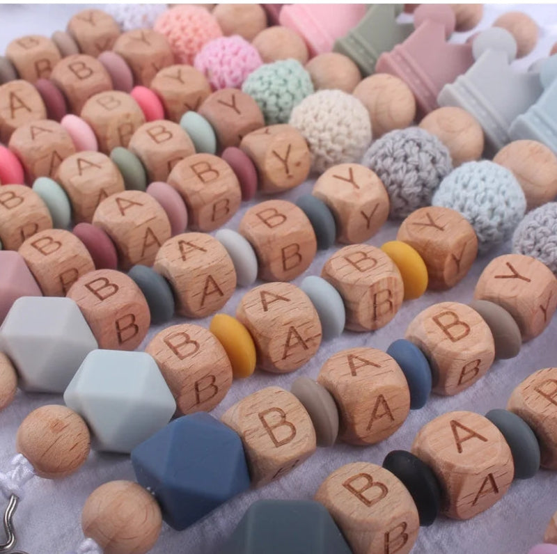 Personalized Pacifier Chain – Turvallinen ja tyylikäs – yksilöllinen tutinpidike