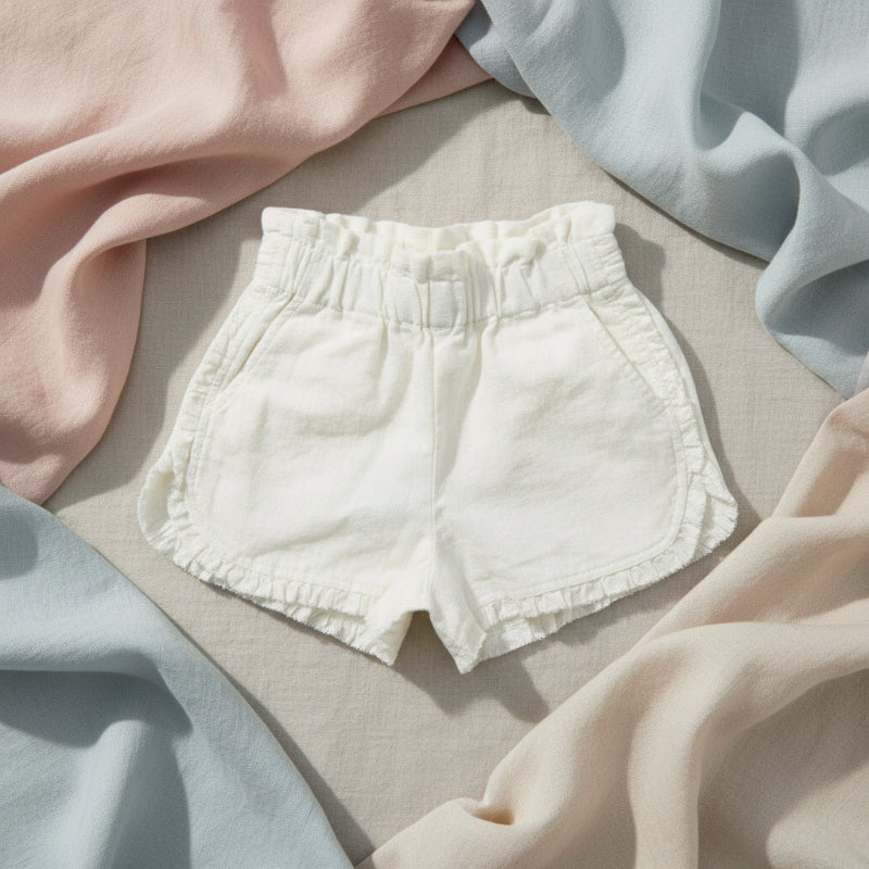 Cotton Shirt & Shorts – Kevyt ja mukava – Lasten kesäsetti