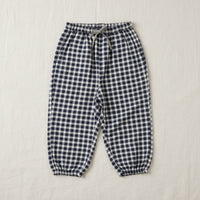Thumbnail for Plaid Cotton Pants – Kevyt ja hengittävä – rento ballon- tai harem-tyyliset housut