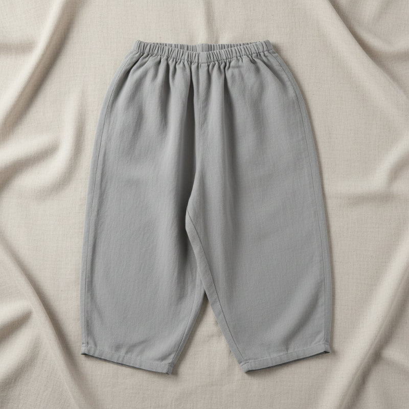 Plaid Cotton Pants – Kevyt ja hengittävä – rento ballon- tai harem-tyyliset housut