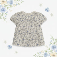 Thumbnail for Vine Print Blouse – Kevyt ja suloinen – Lasten pusero, jossa on pöyheät hihat