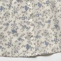 Thumbnail for Vine Print Blouse – Kevyt ja suloinen – Lasten pusero, jossa on pöyheät hihat