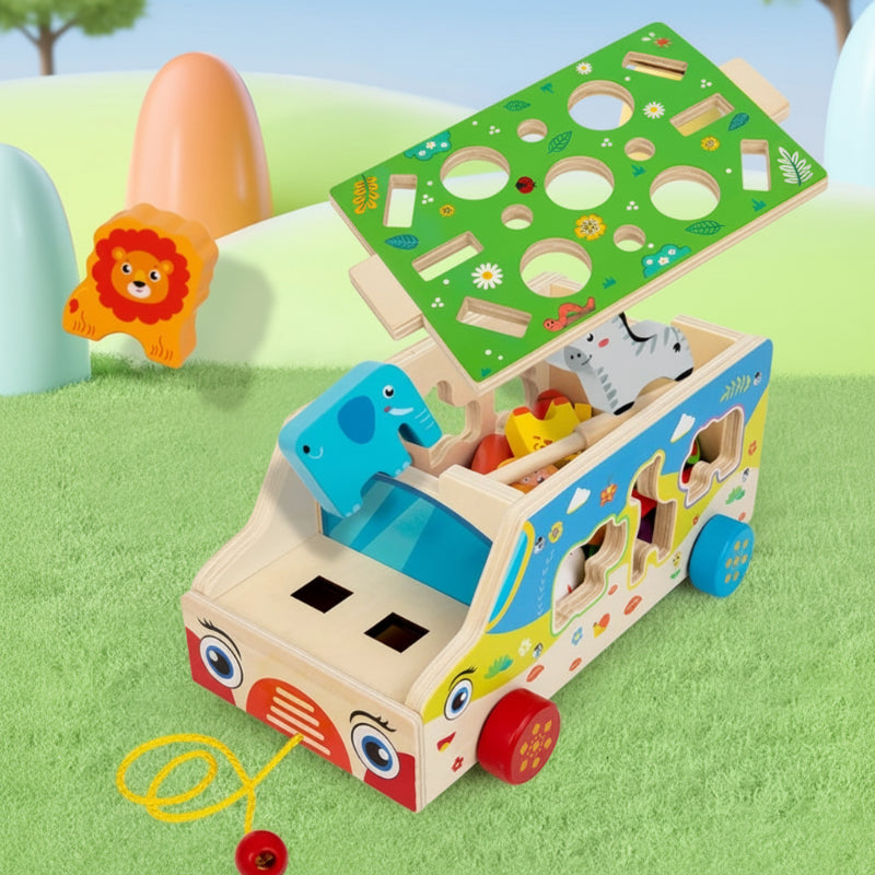 Montessori Animal Matching Toy – Opetuksellinen ja vuorovaikutteinen – Palapelipeli