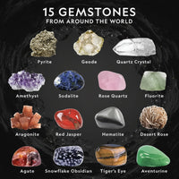 Thumbnail for Gemstone Dig Kit – Löytöretki & oppiminen – Kristallien kaivaussarja