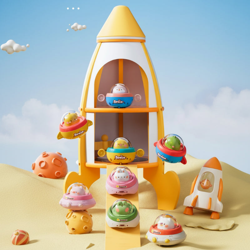 Push and Go UFO Toy – Motoriset taidot & leikki – UFO-lelut