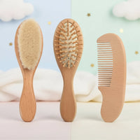 Thumbnail for Personalized Hairbrush – Pehmeä ja ainutlaatuinen – yksilöllinen vauvan hiusharjasetti