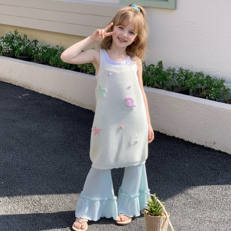 Girls Summer Outfit – Trendikäs ja mukava – Lasten kesävaatesetti