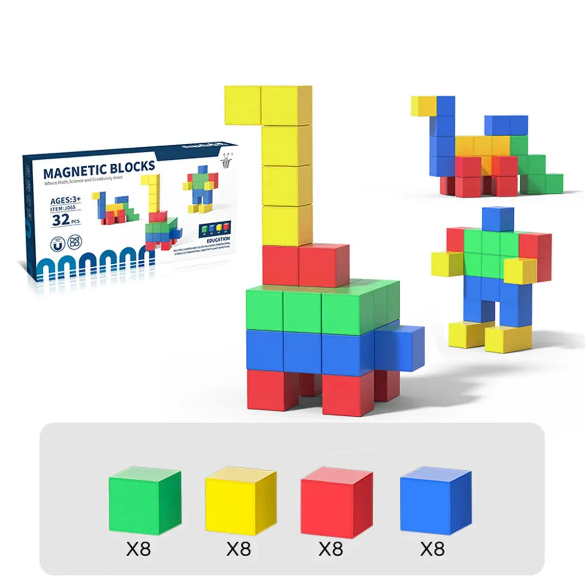 Magnet Toys – Oppiminen ja rakentaminen – Magneettiset rakennuspalikat