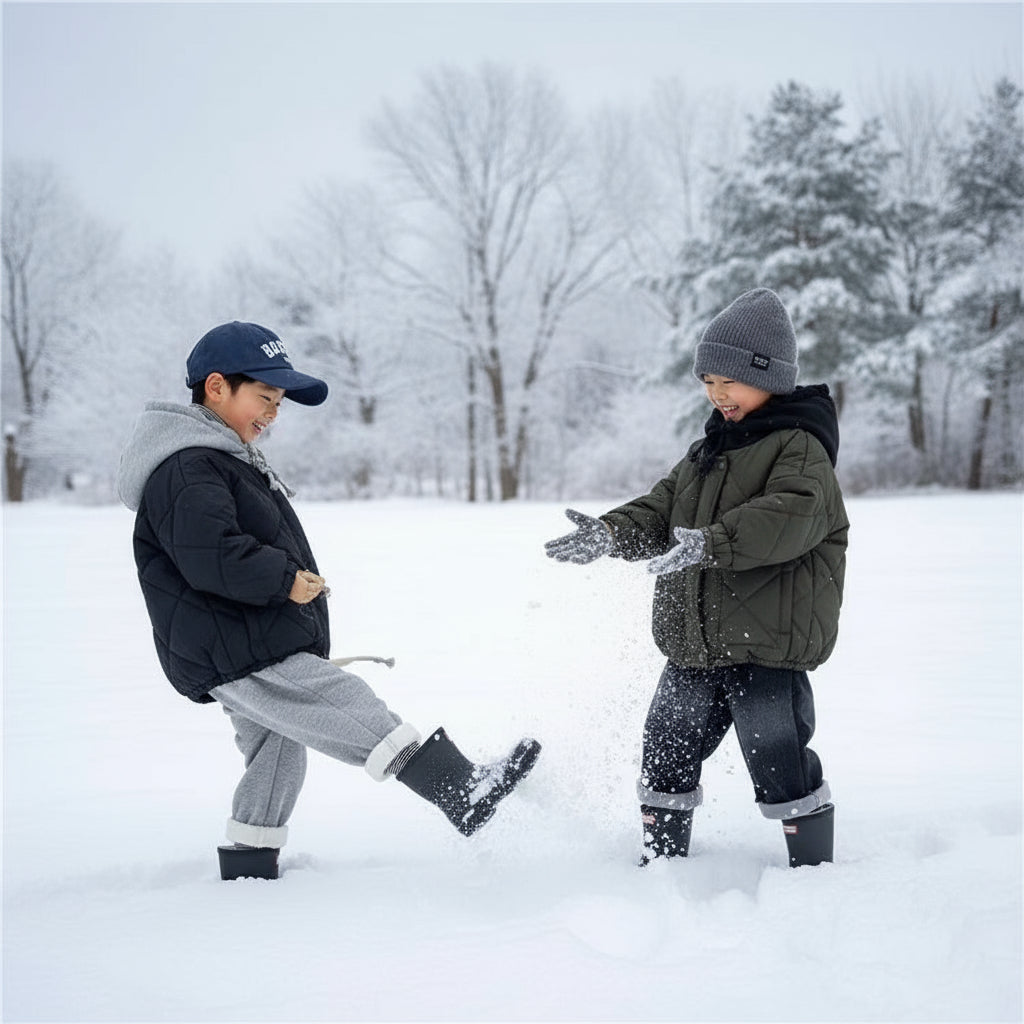CozyShield – Lämmin ja tyylikäs – toppatakki hupparilla