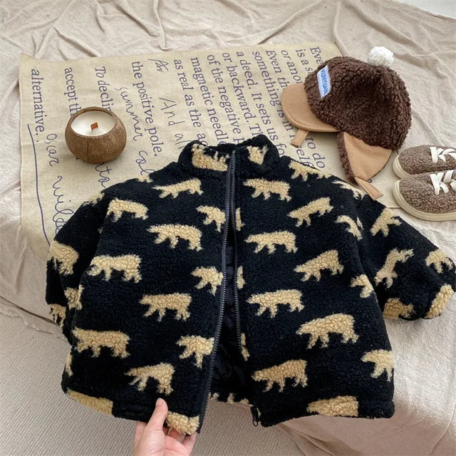 Mini Fashion™  – Erittäin pehmeä ja lämmin – Karhufleece-liivi