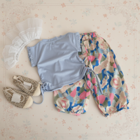 Thumbnail for Sleeveless Tops & Pants – Pehmeä ja tyylikäs – Lasten vaatteiden kesäsetti