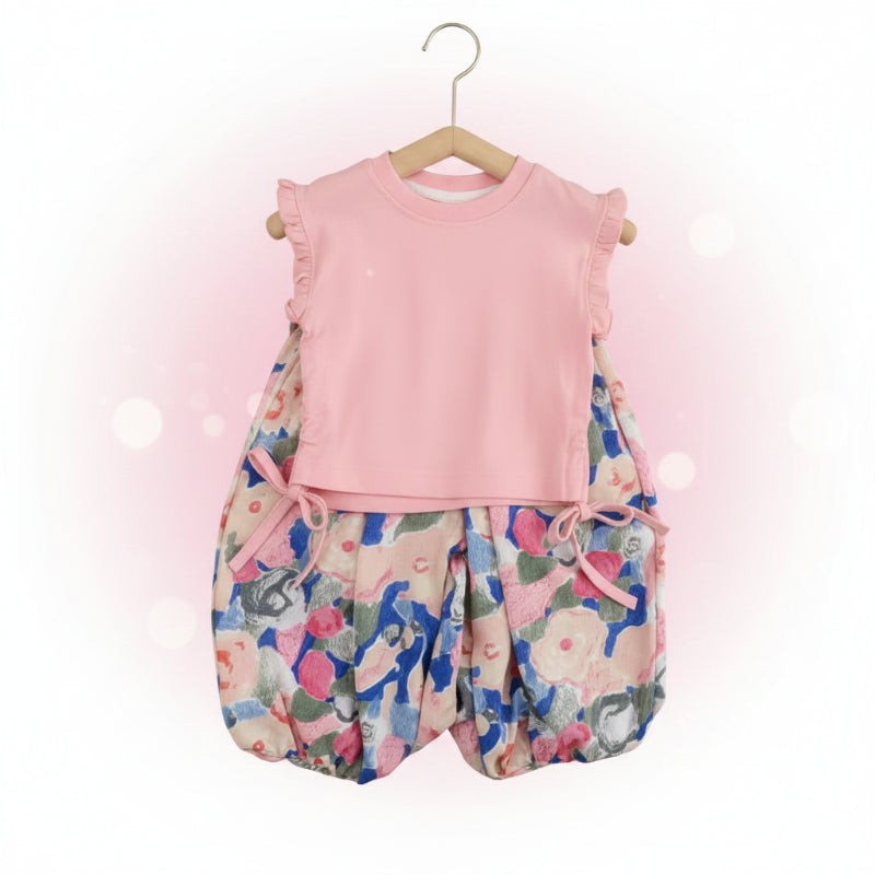 Sleeveless Tops & Pants – Pehmeä ja tyylikäs – Lasten vaatteiden kesäsetti