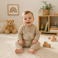 Thumbnail for SnuggleHue – Pehmeä ja mukava – Sateenkaari-vauvan body