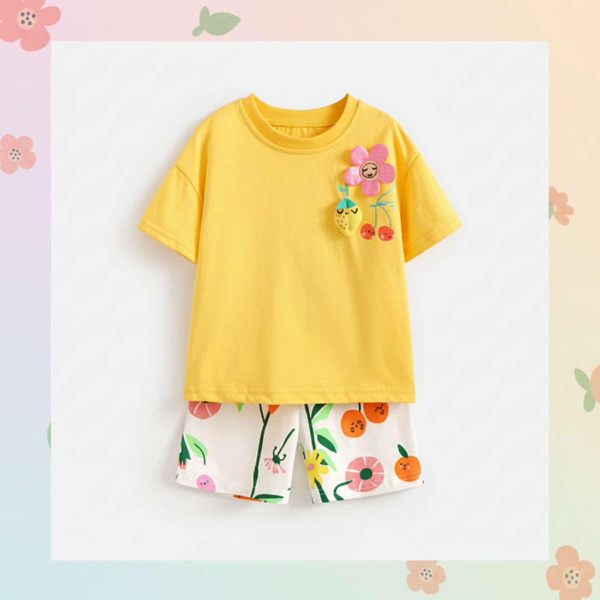SunnyBloom – Kesä & Söpö – Yhteensopiva kesäsetti