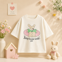 Thumbnail for SunnyKids – Mukava ja söpö – Oversized-T-paita, jossa on sarjakuvapainatus