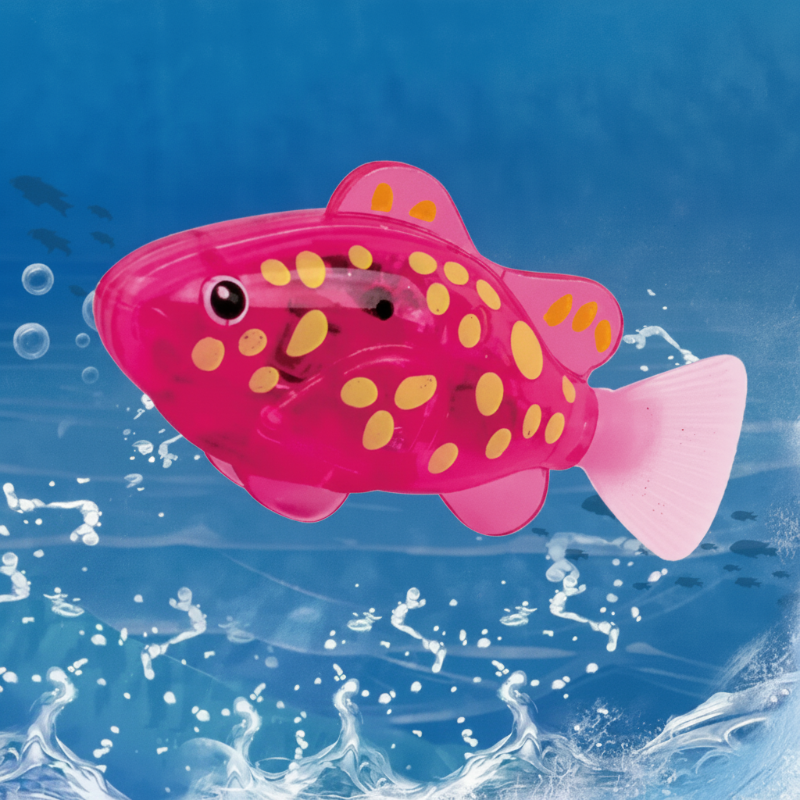 TinySwim – Hauskaa ja liikuntaa – Sähköinen uimakala LED-valolla