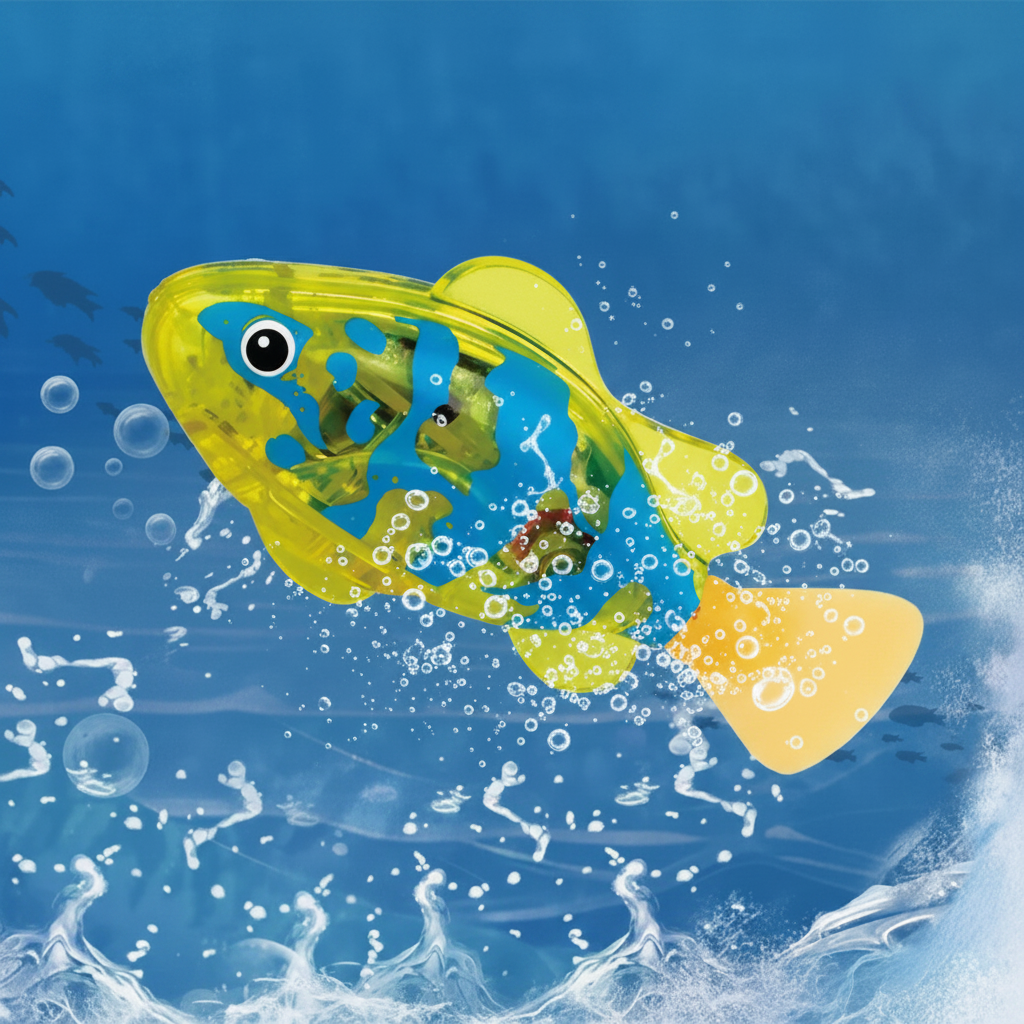 TinySwim – Hauskaa ja liikuntaa – Sähköinen uimakala LED-valolla