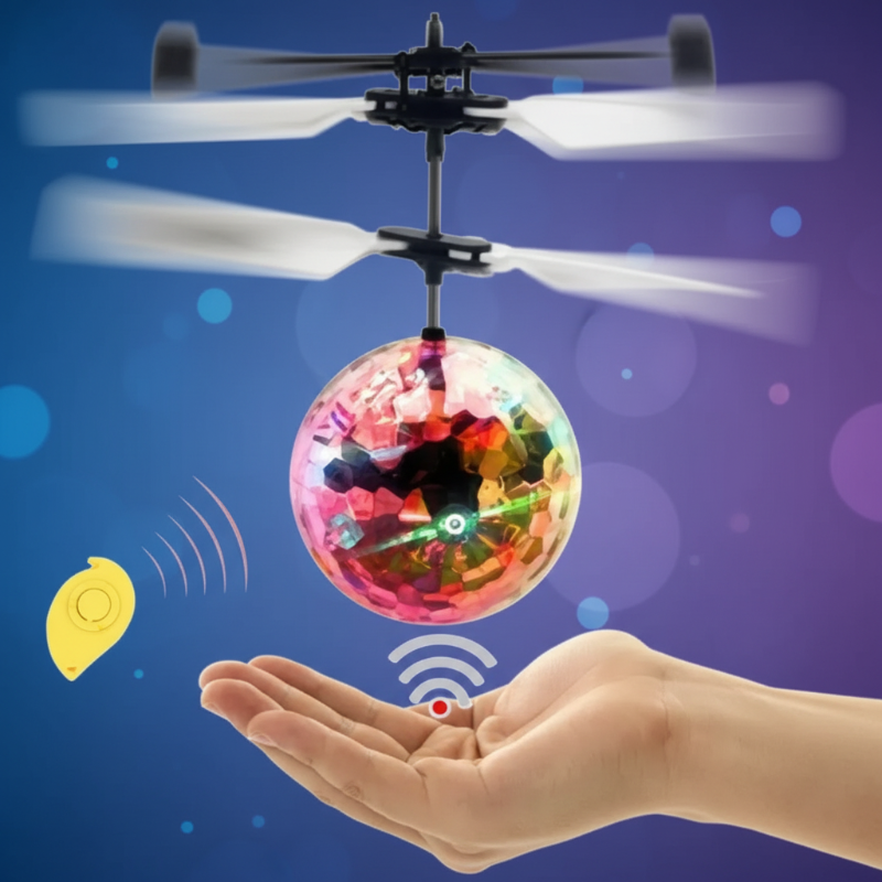 HoverFun – LED-valo ja opetus – nelikopteri-drooni