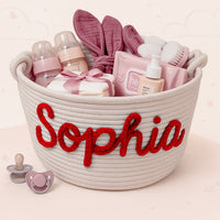 Thumbnail for CuddleBasket – Söpö ja henkilökohtainen – henkilökohtainen vaippakori