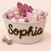 Thumbnail for CuddleBasket – Söpö ja henkilökohtainen – henkilökohtainen vaippakori