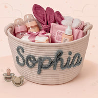 Thumbnail for CuddleBasket – Söpö ja henkilökohtainen – henkilökohtainen vaippakori