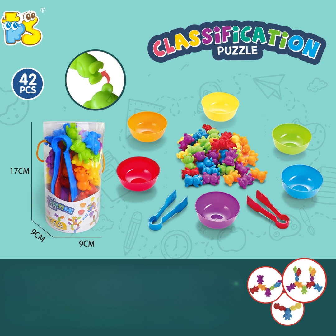 Rainbow Teddy Bears Toys™ - Educatief & Creatief - Regenboog Telberen