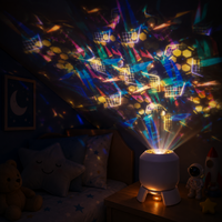 Thumbnail for SeaDream – Leikkisä ja opettavainen – 360° kiertävä LED-yövalo