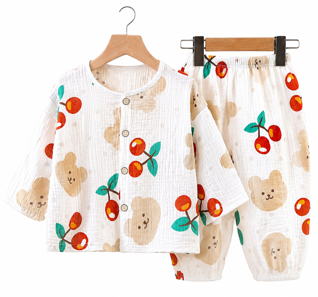 Mini Fashion™ - Ilmava materiaali - Lasten pellava-asu