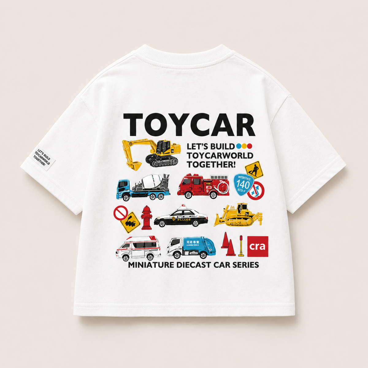 PlayCars – Arjen vaatteet & Pehmeät – Lastenvaatteet, joissa on autokuvio