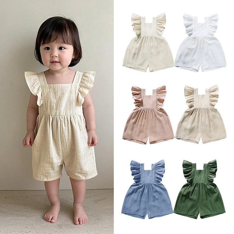 Mini Fashion™ - Kesäinen & söpö - Lasten Jumpsuit Tytöt