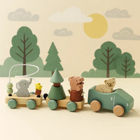 Thumbnail for HappyTrain – Montessori & Fun – Puinen junasarja