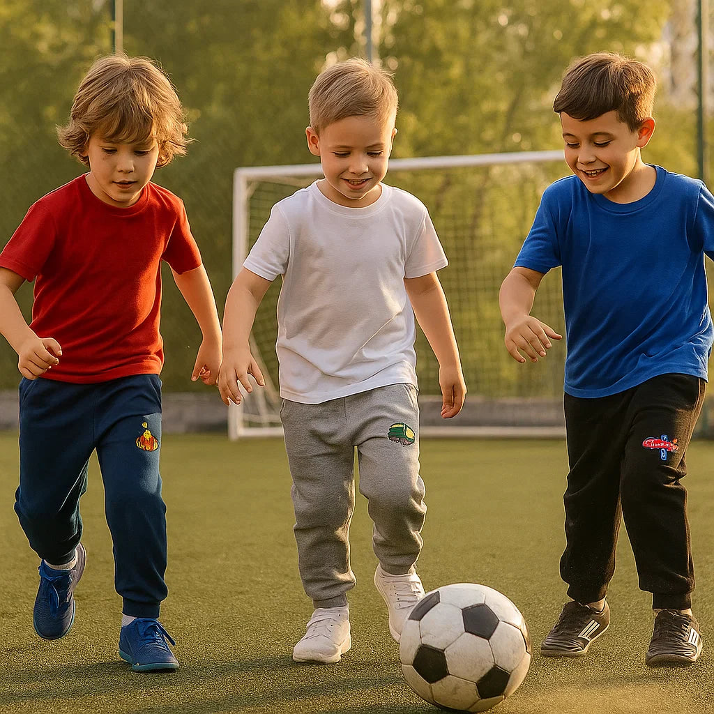 SportyFit – Rento ja joustava – Lasten verkkarihousut