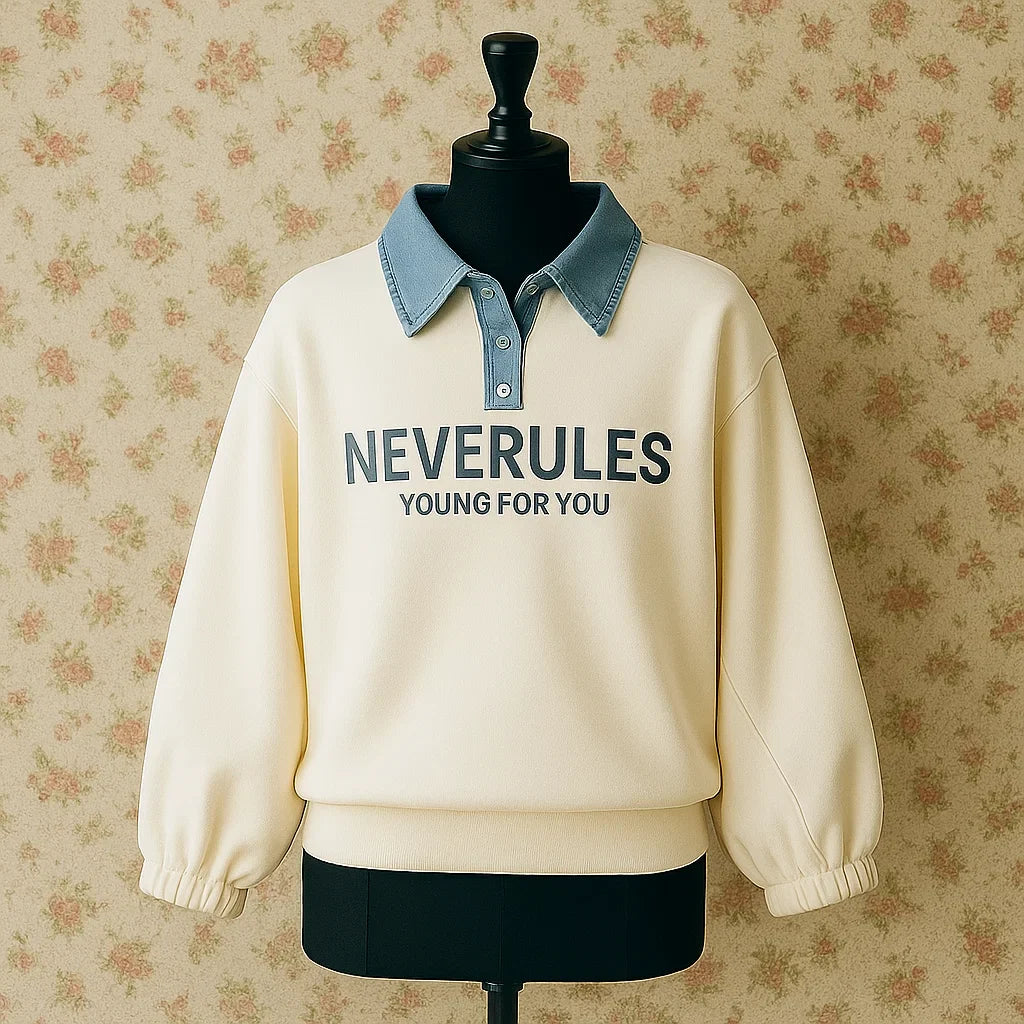 FashionKids – Tyylikäs ja leikkisä – Polo-paita denim-kauluksella