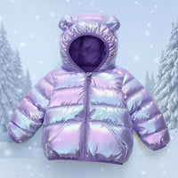 Thumbnail for CuddleCoat  – Paksu toppatakki karhuhupulla