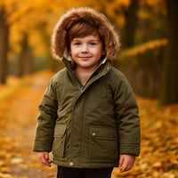 Thumbnail for CozyTrend – Elegantti ja lämmin – talvitakki, jossa turkiskaulus