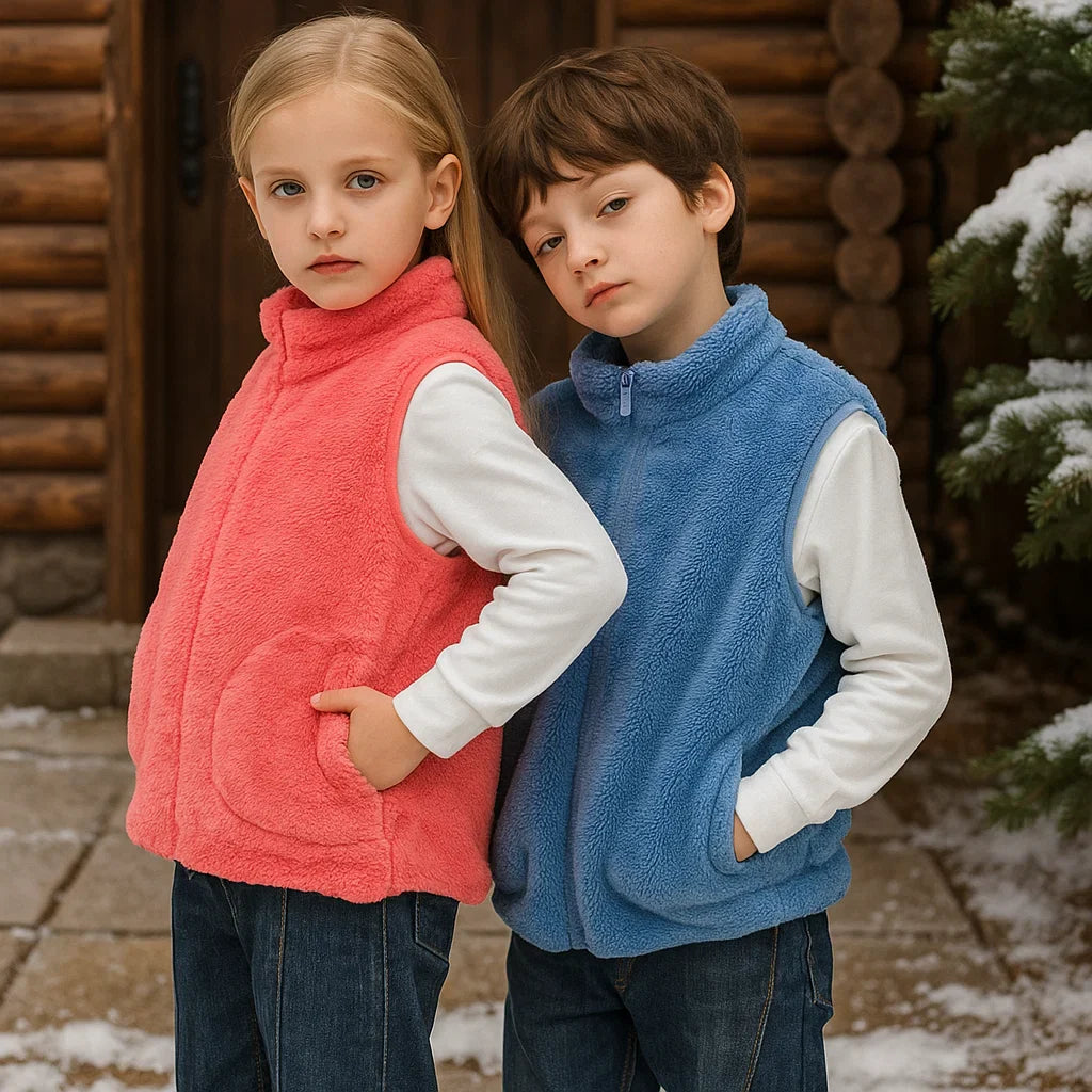 MiniWarm – Kevyt & eristävä - liivi, jossa on paksuuntunut fleecevuori