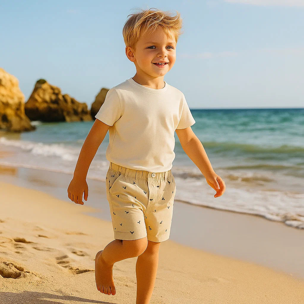 CoolKiddo – Raikas ja mukava – Dino-kuvioiset shortsit