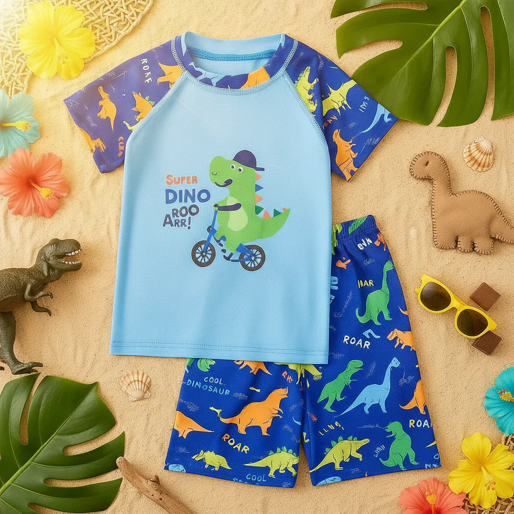 AquaFun – Hengittävä ja turvallinen – Lasten uimapuku UPF-suojauksella