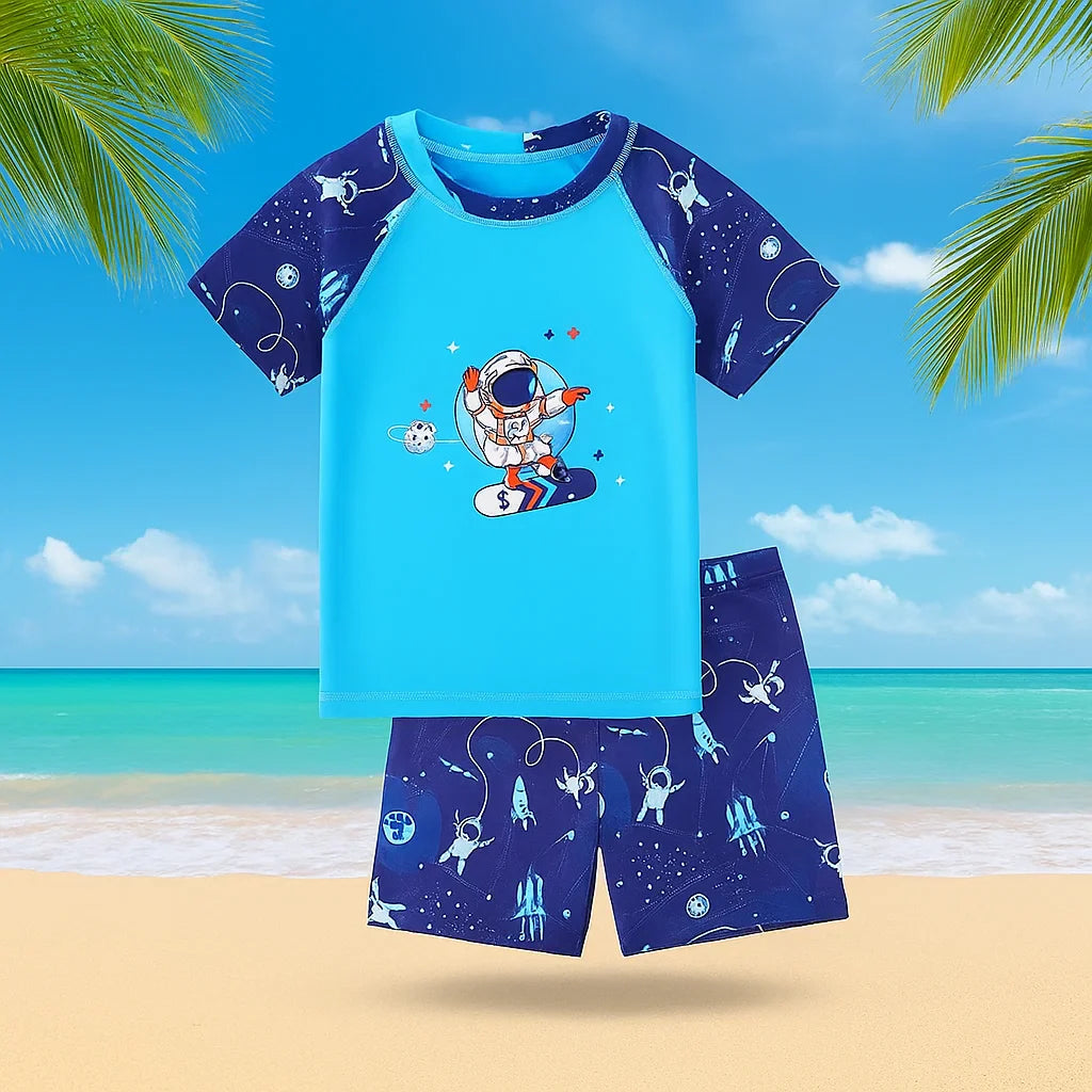 AquaFun – Hengittävä ja turvallinen – Lasten uimapuku UPF-suojauksella