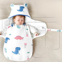 Thumbnail for SnuggleBear – Mukavuus ja helppous – Puuvillainen vauvan peitto käärittämiseen